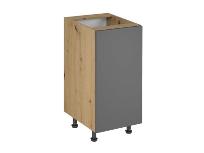 Szafka kuchenna Langen dolna D40 P/L - Grey / Dąb Artisan