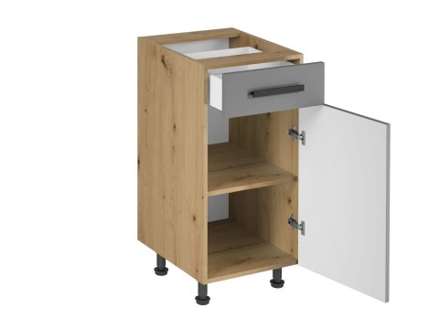 Szafka kuchenna Langen dolna D40S1 P/L UCHWYT KL. - Dąb Artisan / Beige