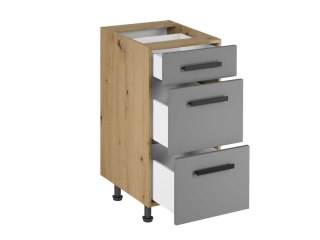 Szafka kuchenna Langen dolna D40S3 UCHWYT KL. - Dąb Artisan / Beige