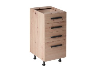 Szafka kuchenna Langen dolna D40S4 UCHWYT KL. - Dąb Artisan / Dąb Artisan