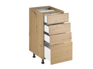 Szafka kuchenna Langen dolna D40S4 UCHWYT KL. - Dąb Artisan / Dąb Artisan