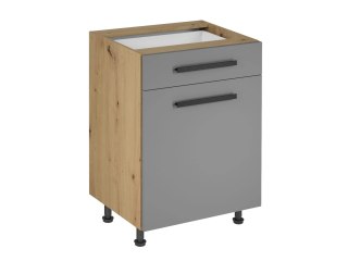 Szafka kuchenna Langen dolna D60S1 P/L PUSH OPEN - Dąb Artisan / Beige