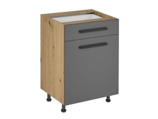 Szafka kuchenna Langen dolna D60S1 P/L PUSH OPEN - Grey / Dąb Artisan