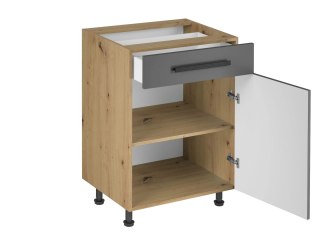 Szafka kuchenna Langen dolna D60S1 P/L UCHWYT KL. - Grey / Dąb Artisan