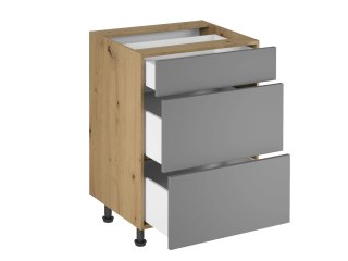 Szafka kuchenna Langen dolna D60S3 UCHWYT KL. - Dąb Artisan / Beige