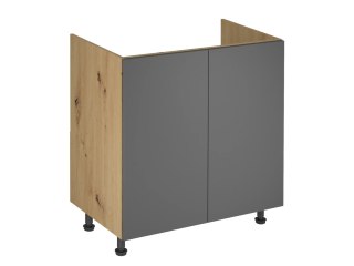 Szafka kuchenna dolna Langen D80Z - Grey / Dąb Artisan