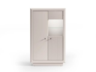 Witryna SOLO 04 Cashmere 92 cm z przeszkleniem - ML Meble
