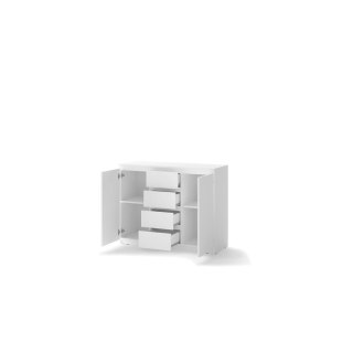 Komoda 2D4S 109 cm Idea ID-04 - biały alpejski