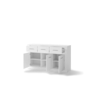 Komoda 3D3S 160 cm Idea ID-09 - biały alpejski