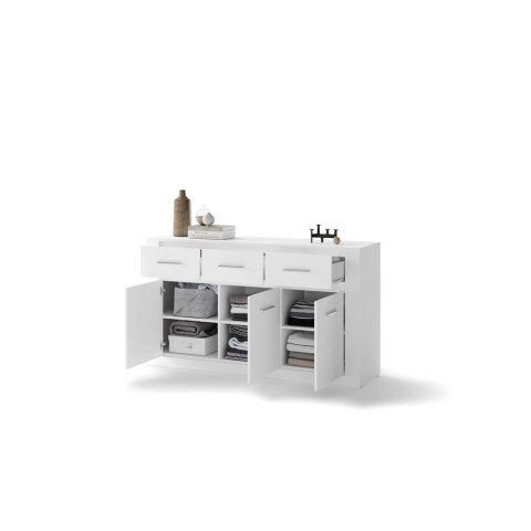 Komoda 3D3S 160 cm Idea ID-09 - biały alpejski