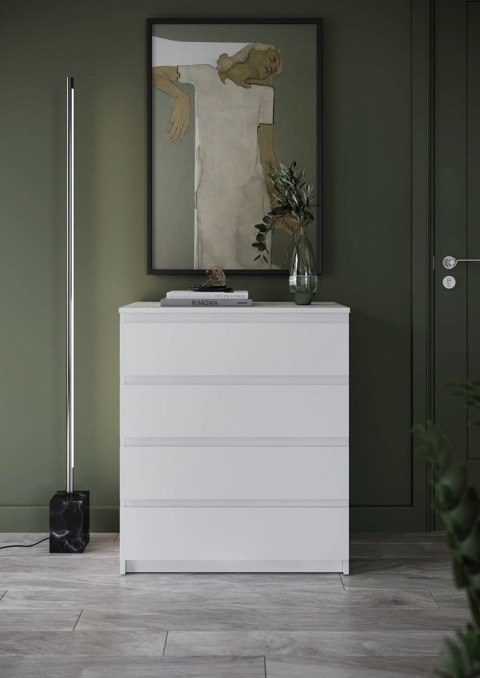 Komoda 4S 73 cm Idea ID-06 - biały alpejski