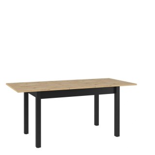 Stół rozkładany Quant QA-10 146-186 cm - dąb artisan / czarny