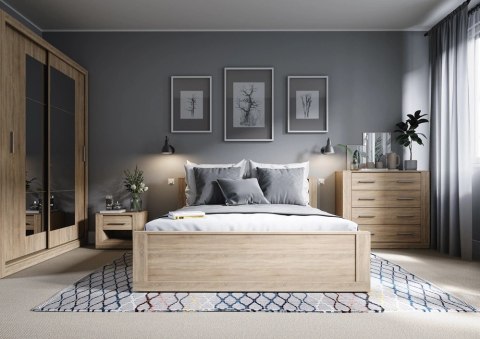 Stolik nocny 50 cm Idea ID-07 - dąb shetland
