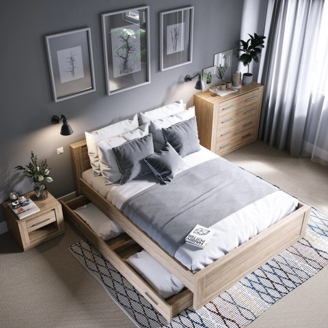 Stolik nocny 50 cm Idea ID-07 - dąb shetland