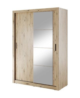Szafa przesuwna Arti AR-04 150 cm z lustrem - szary
