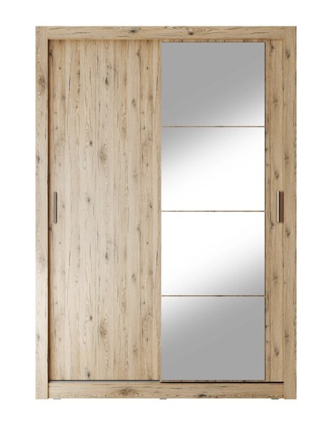 Szafa przesuwna Arti AR-04 150 cm z lustrem - szary