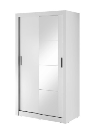 Szafa przesuwna Arti AR-06 120 cm z lustrem - biały