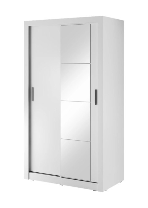 Szafa przesuwna Arti AR-06 120 cm z lustrem - biały