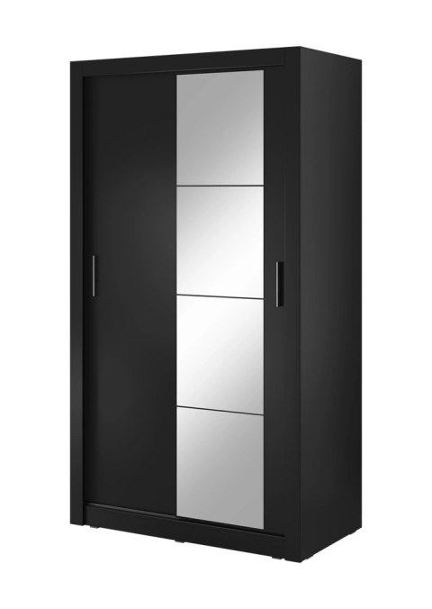 Szafa przesuwna Arti AR-06 120 cm z lustrem - czarny