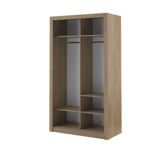 Szafa przesuwna Arti AR-06 120 cm z lustrem - dąb shetland