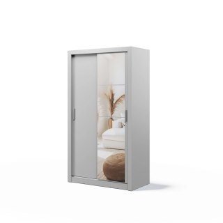 Szafa przesuwna Arti AR-06 120 cm z lustrem - szary