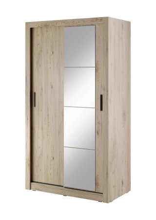 Szafa przesuwna Arti AR-06 120 cm z lustrem - szary