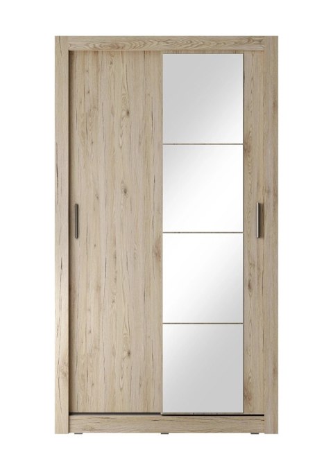 Szafa przesuwna Arti AR-06 120 cm z lustrem - szary