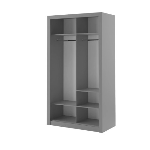 Szafa przesuwna Arti AR-06 120 cm z lustrem - szary