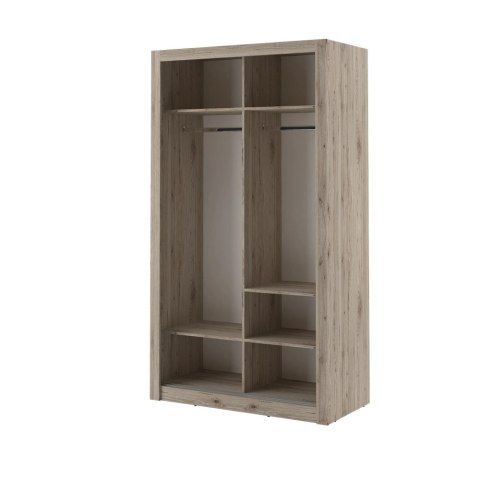 Szafa przesuwna Arti AR-06 120 cm z lustrem - szary
