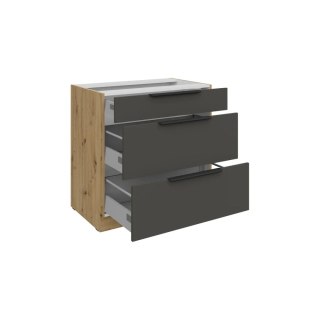Szafka kuchenna 80 D 3S BB - Aria | Stolarz-Lempert
