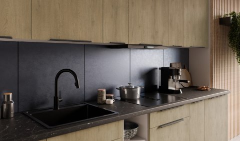 Zestaw mebli kuchennych Cremona dąb cremona / biały 300 cm - 12 elementów