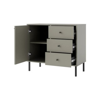Komoda 1F 3S Tokyo 2 - noga prosta typ 814 - eucaliptus | Stolarz-Lempert