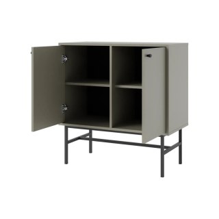 Komoda 2F Tokyo 3 - metalowy stelaż typ 812 - eucaliptus | Stolarz-Lempert