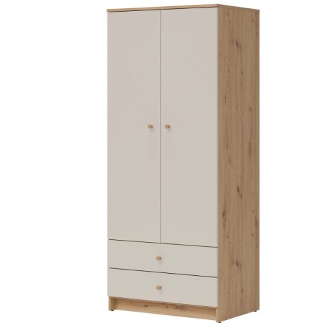 TIMO TM05 - szafa 78,5 cm, dąb artisan / kaszmir mat