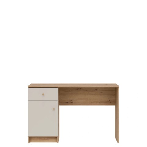 TIMO TM08 - biurko 120 cm, dąb artisan / kaszmir mat