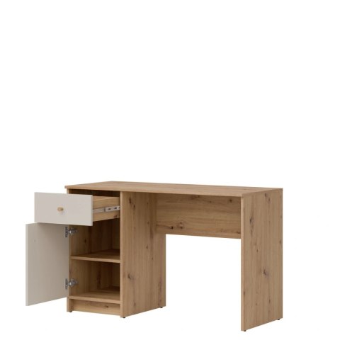 TIMO TM08 - biurko 120 cm, dąb artisan / kaszmir mat
