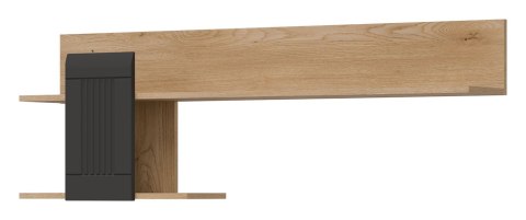 Milton ML10 - półka wisząca, dąb Cremona Torro / antracyt mat