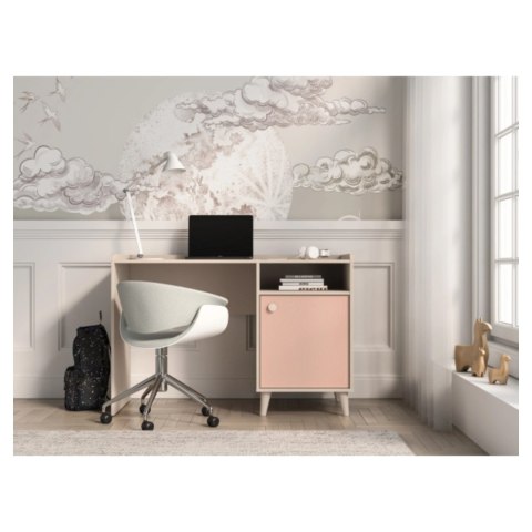 Biurko MEVEL 07 120 cm - Piasek Pustyni / Millenial Pink lub Szary Pallad