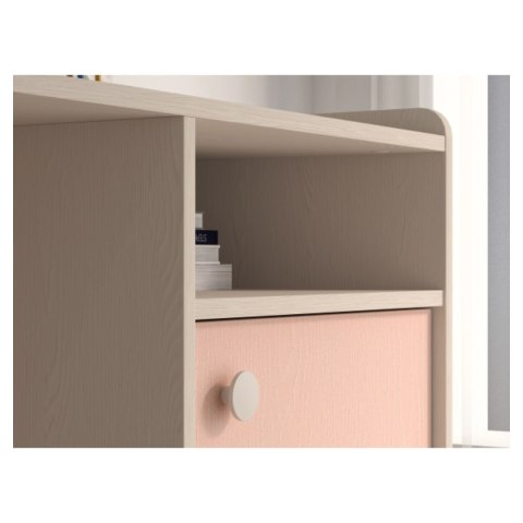 Biurko MEVEL 07 120 cm - Piasek Pustyni / Millenial Pink lub Szary Pallad