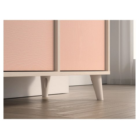 Komoda MEVEL 05 120 cm - Piasek Pustyni / Millenial Pink lub Szary Pallad