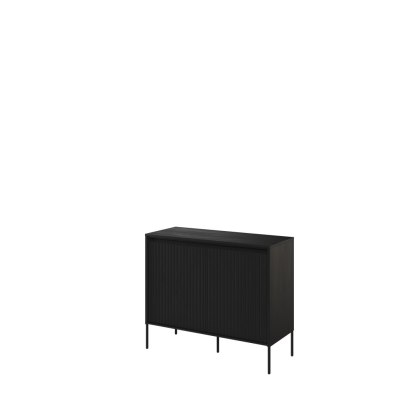 Komoda TREND TR-02 98 cm z LED - czarny