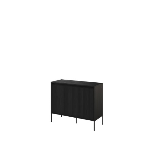 Komoda TREND TR-02 98 cm z LED - czarny
