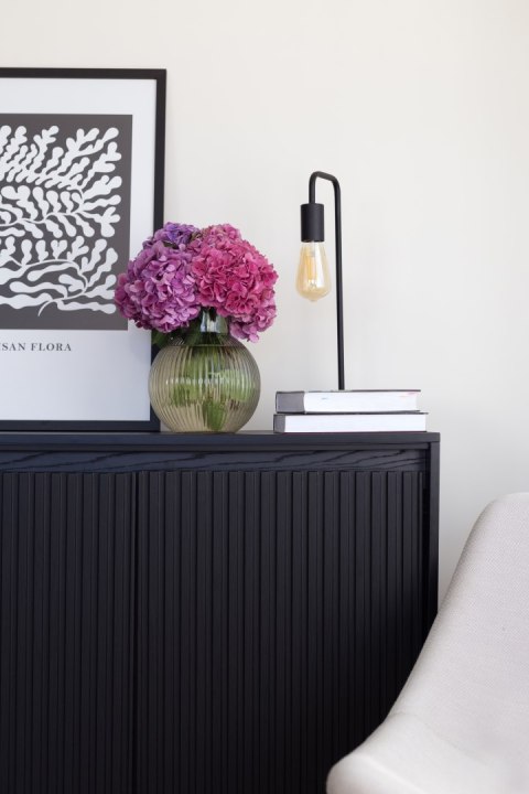 Komoda TREND TR-02 98 cm z LED - czarny