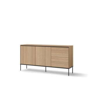 Komoda VISSO VI-04 2D2S 167 cm - dąb linearny