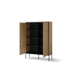 Komoda wysoka VISSO VI-02 98 cm - dąb linearny