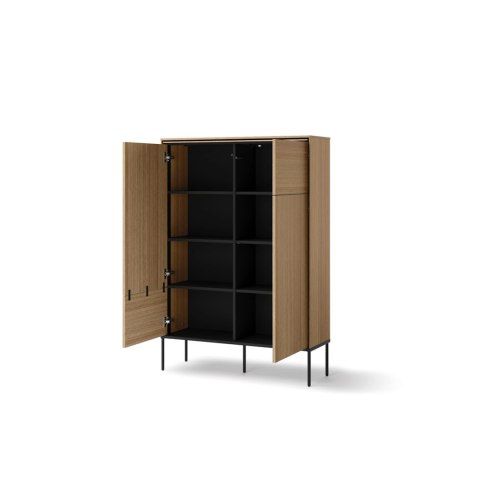 Komoda wysoka VISSO VI-02 98 cm - dąb linearny