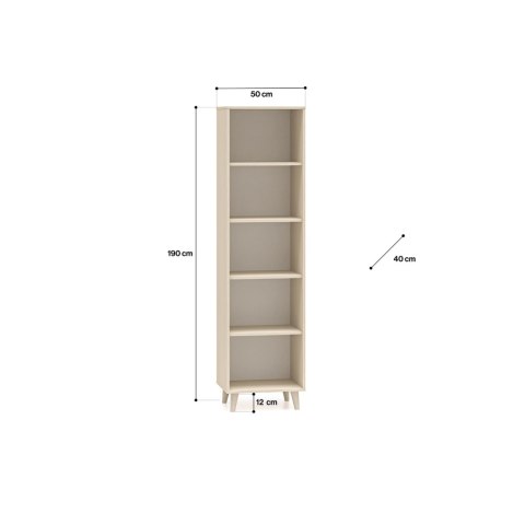 Regał MEVEL 03 50 cm - Piasek Pustyni