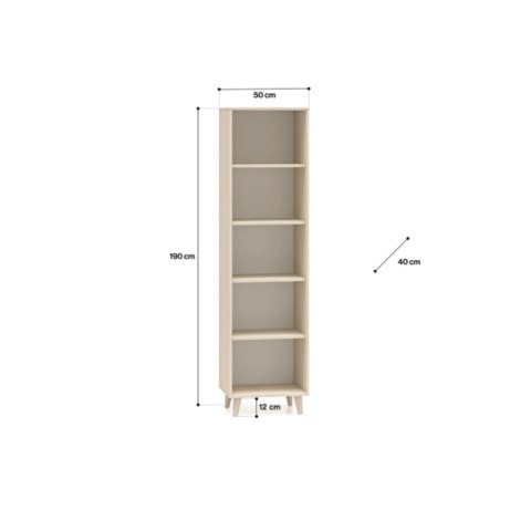 Regał MEVEL 03 50 cm - Piasek Pustyni