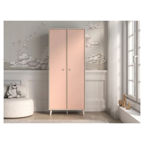 Szafa MEVEL 02 80 cm - Piasek Pustyni / Millenial Pink lub Szary Pallad