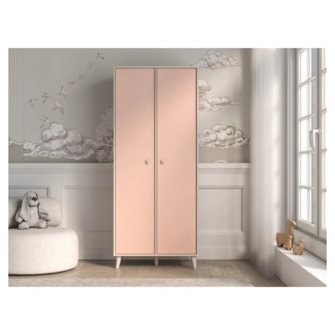 Szafa MEVEL 02 80 cm - Piasek Pustyni / Millenial Pink lub Szary Pallad